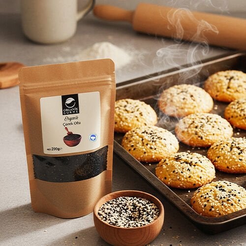 Çörek Otlu Tuzlu Kurabiye Tarifi 