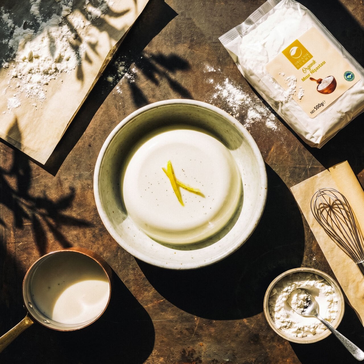 Limonlu Panna Cotta