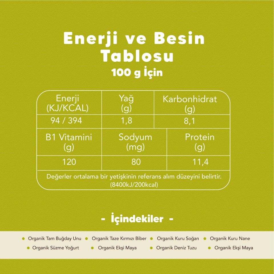 Organik Tarhana 500 gr
