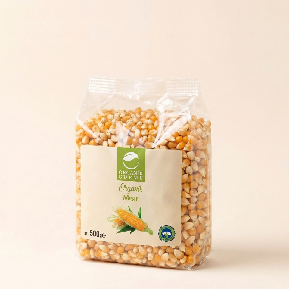 Organik Patlamalık  Mısır 500 gr