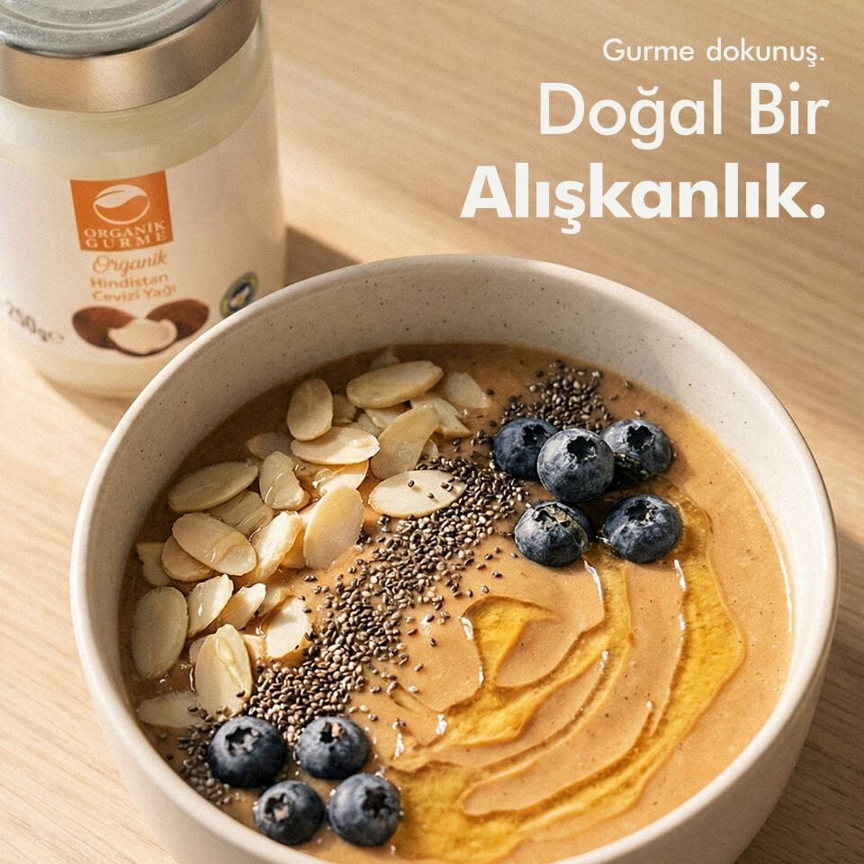 Organik Hindistan Cevizi Yağı 250gr