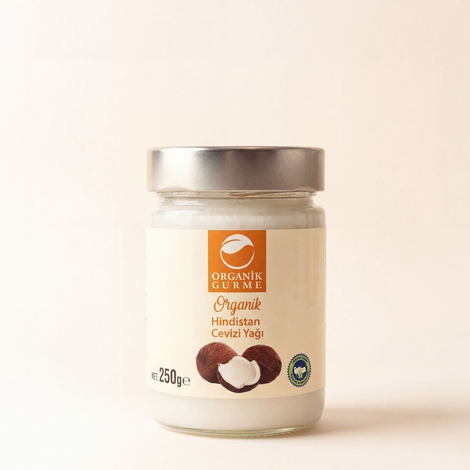 Organik Hindistan Cevizi Yağı 250gr