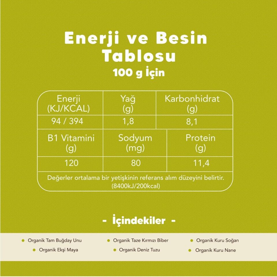 4'lü Organik Vegan Tarhana 500gr