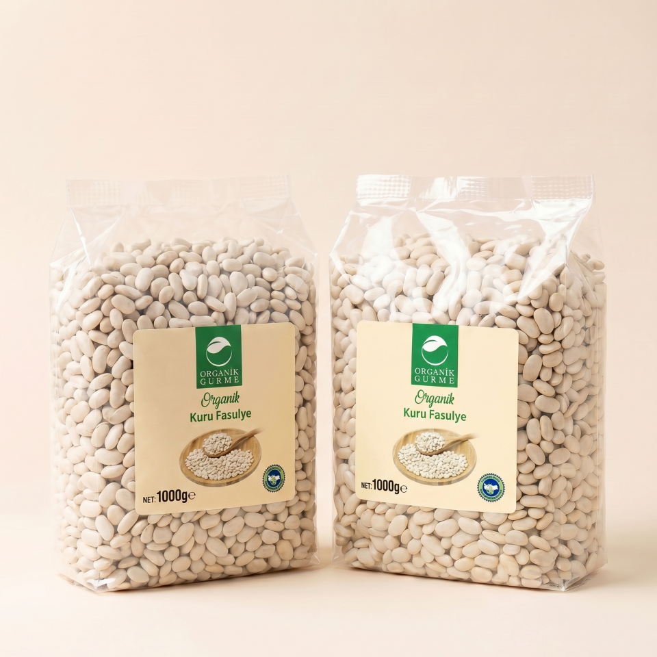 2'li Organik Kurufasulye 1000 gr