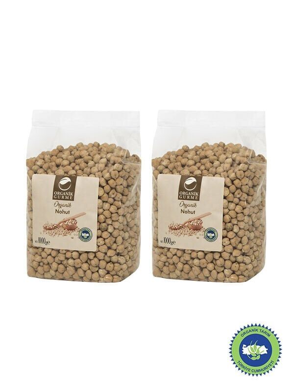 2'li Organik Nohut 1000 gr