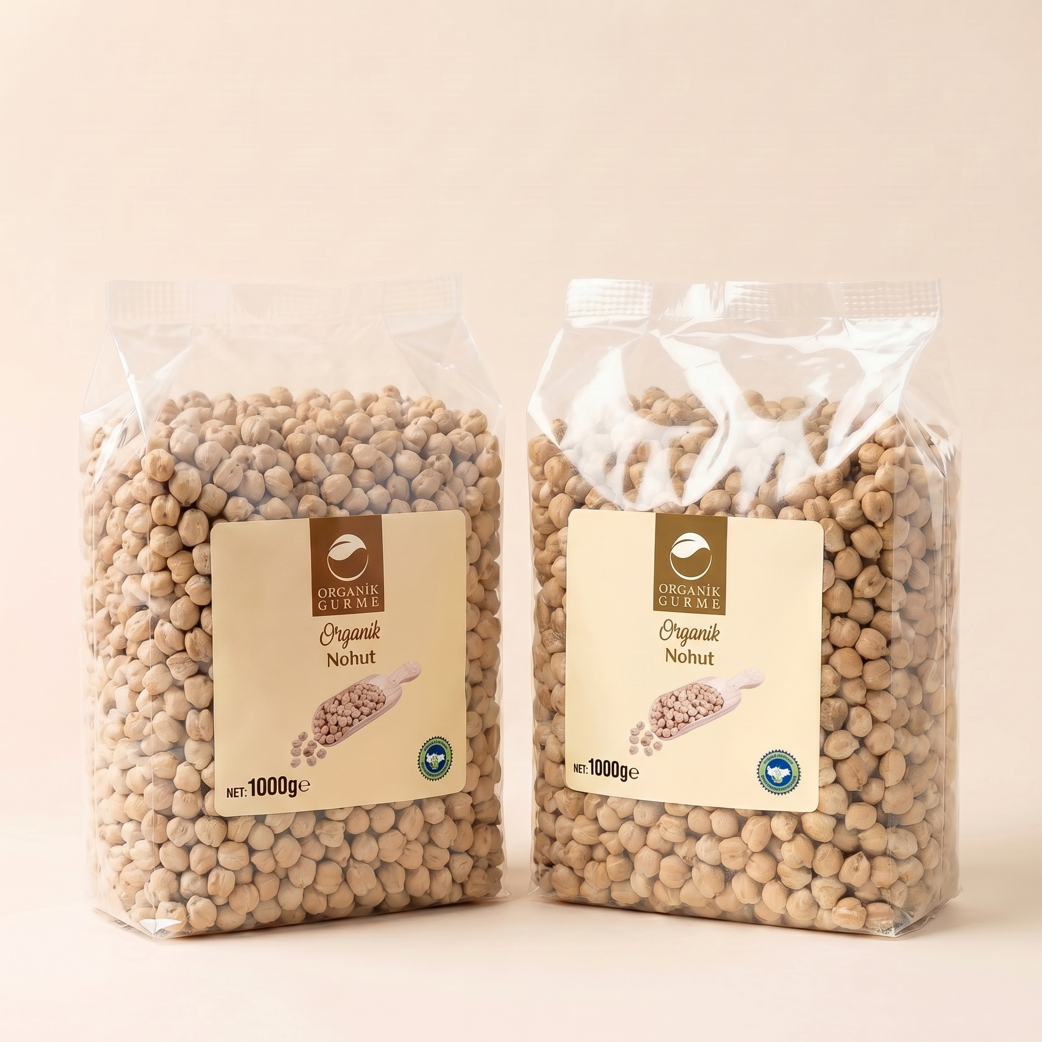 2'li Organik Nohut 1000 gr