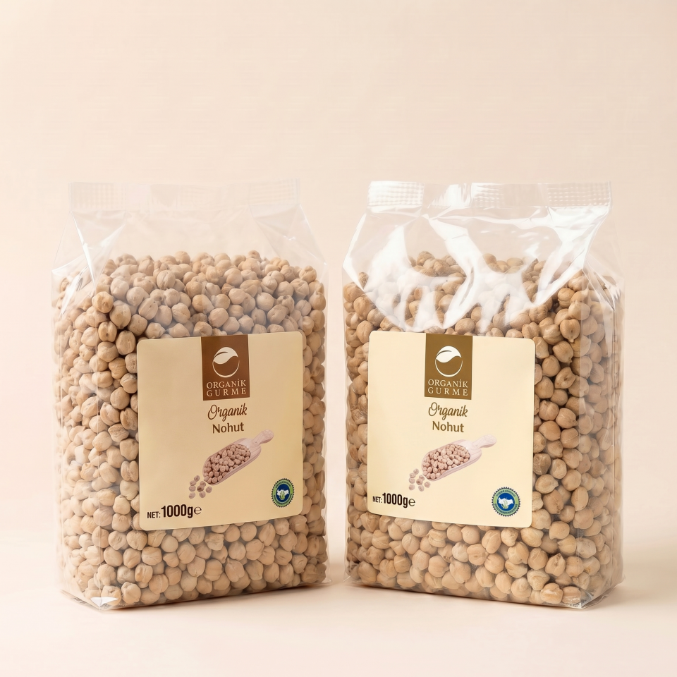 2'li Organik Nohut 1000 gr