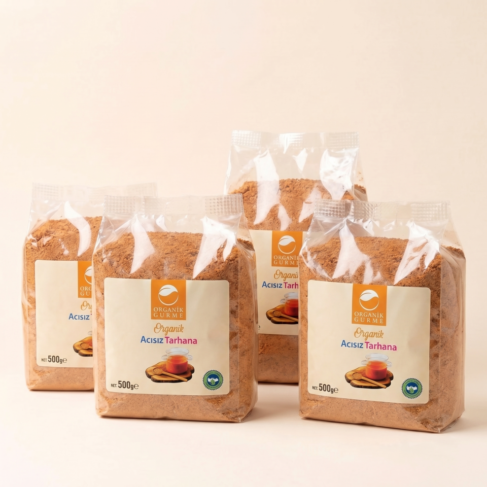 4'lü Organik Acısız Tarhana 500 gr