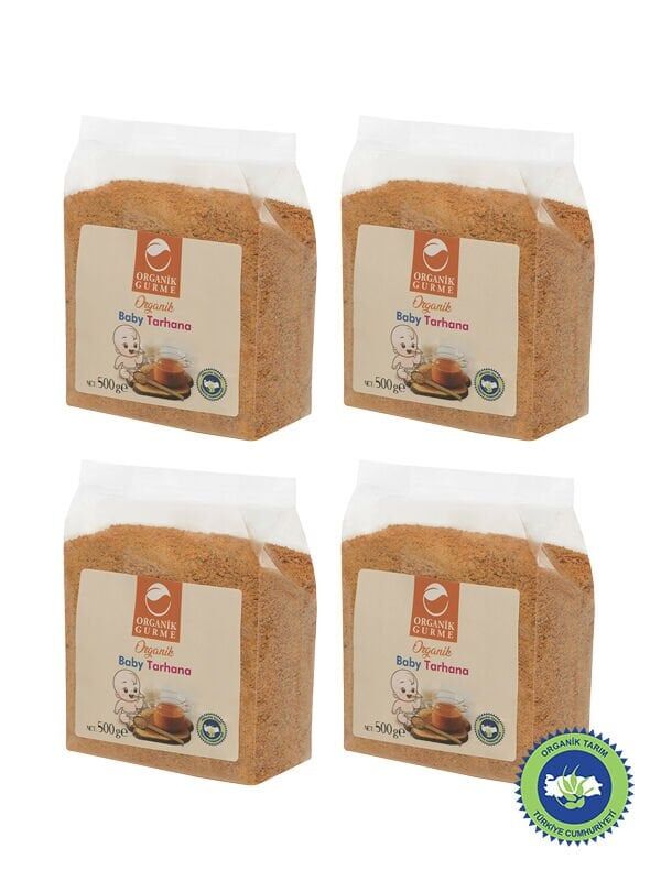 4'lü Organik Bebek Tarhanası 500 gr
