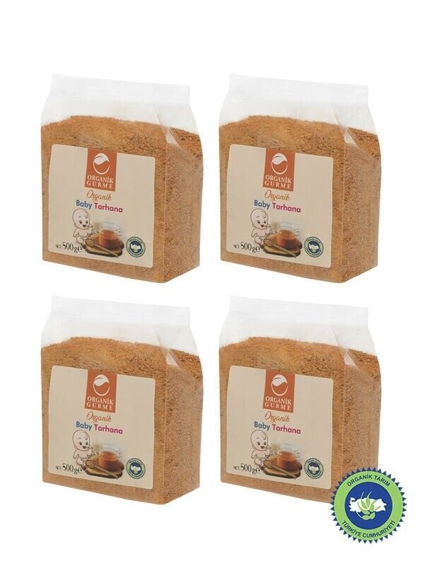 4'lü Organik Bebek Tarhanası 500 gr