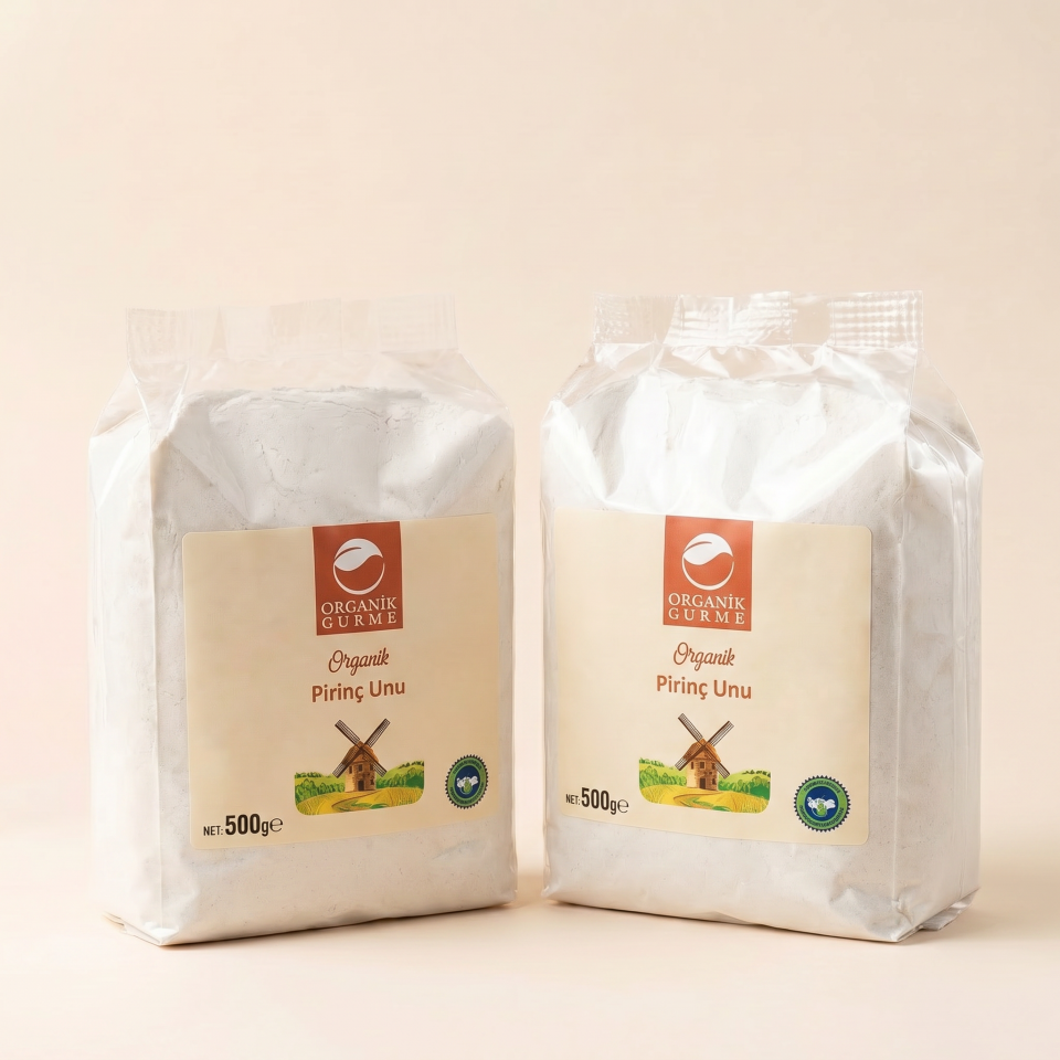 2'li Organik Pirinç Unu Paketi