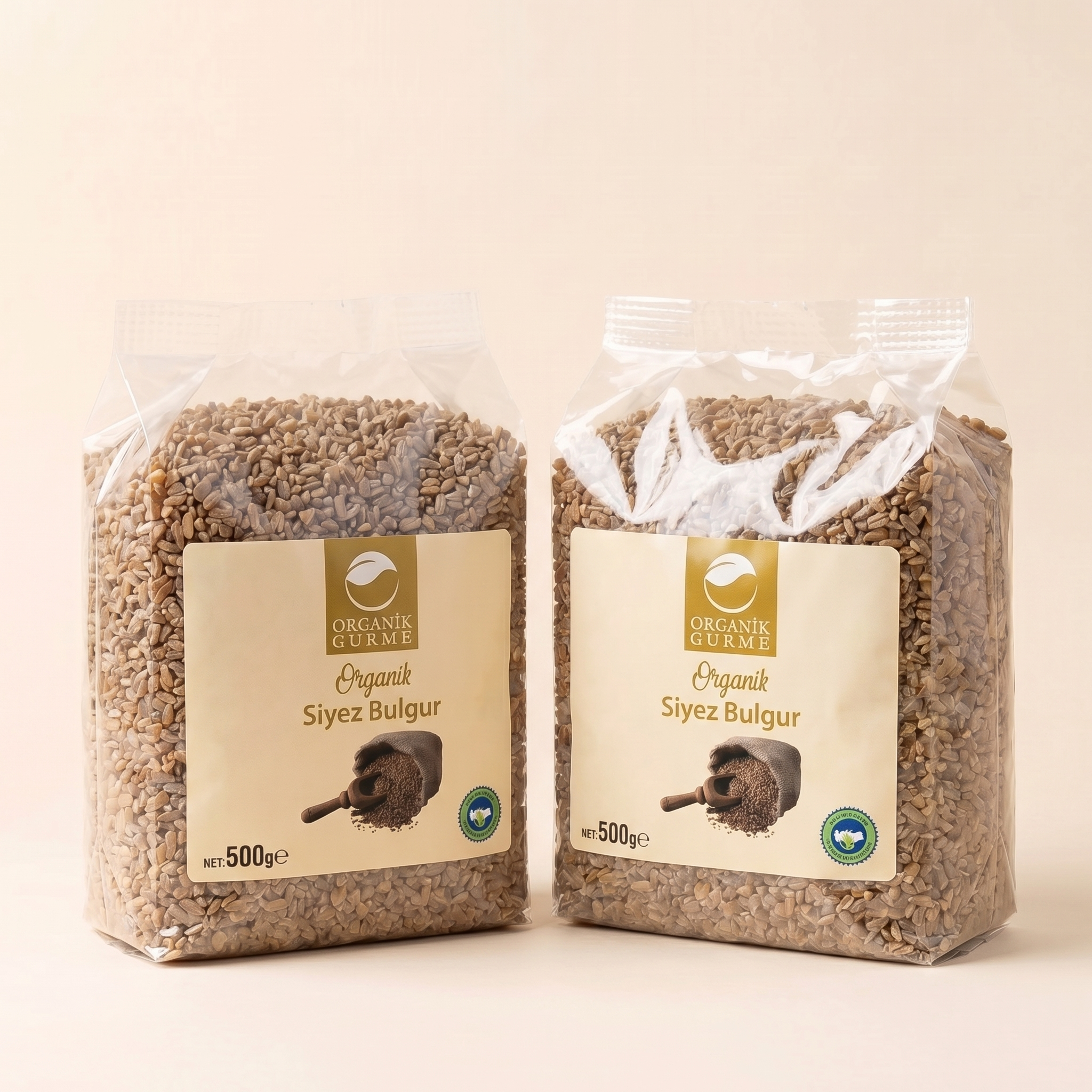 2'li Organik Siyez Bulguru 500 gr