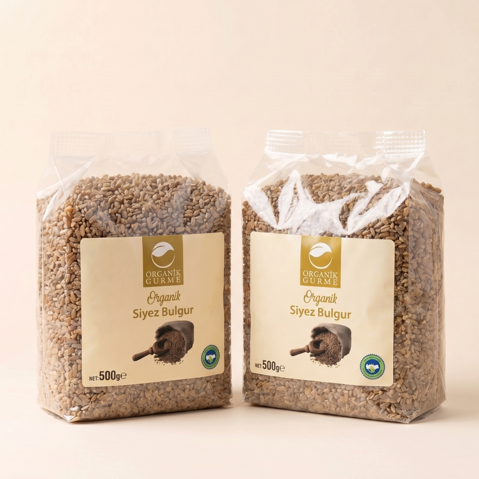 2'li Organik Siyez Bulguru 500 gr