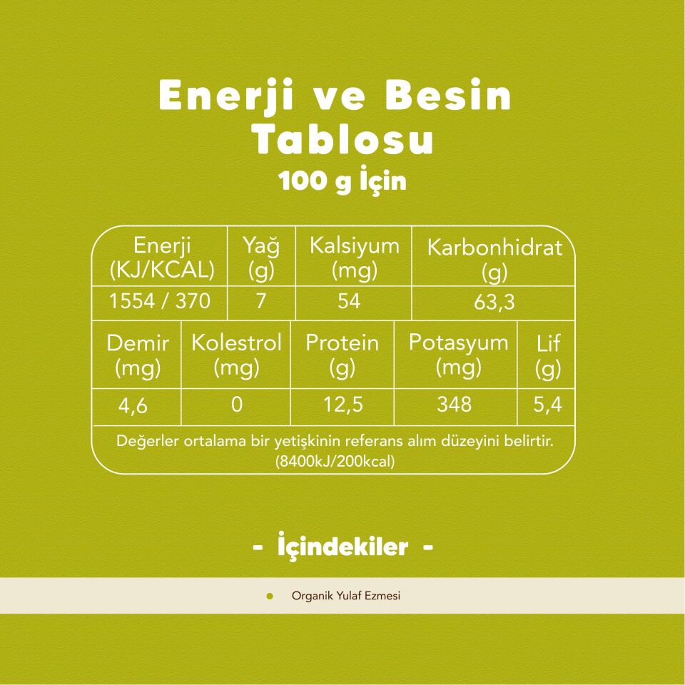 Organik Yulaf Ezmesi 500gr - Dut Pekmesi 380gr