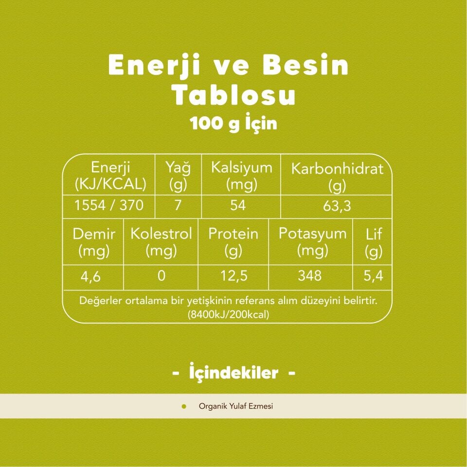 Organik Yulaf Ezmesi 500gr - Dut Pekmesi 380gr