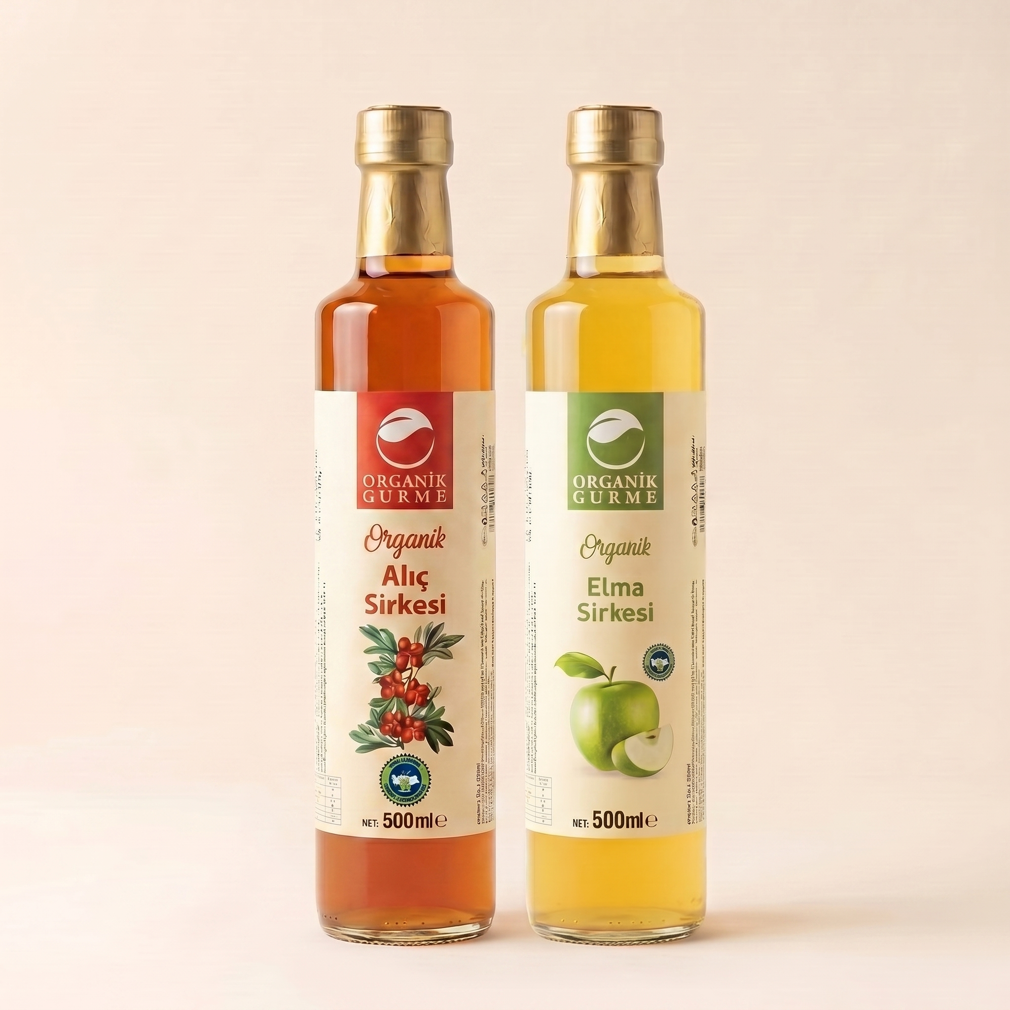 Organik Elma Sirkesi 500ml - Alıç Sirkesi 500ml