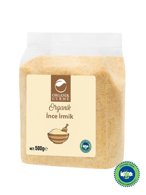 Organik İnce İrmik 500gr
