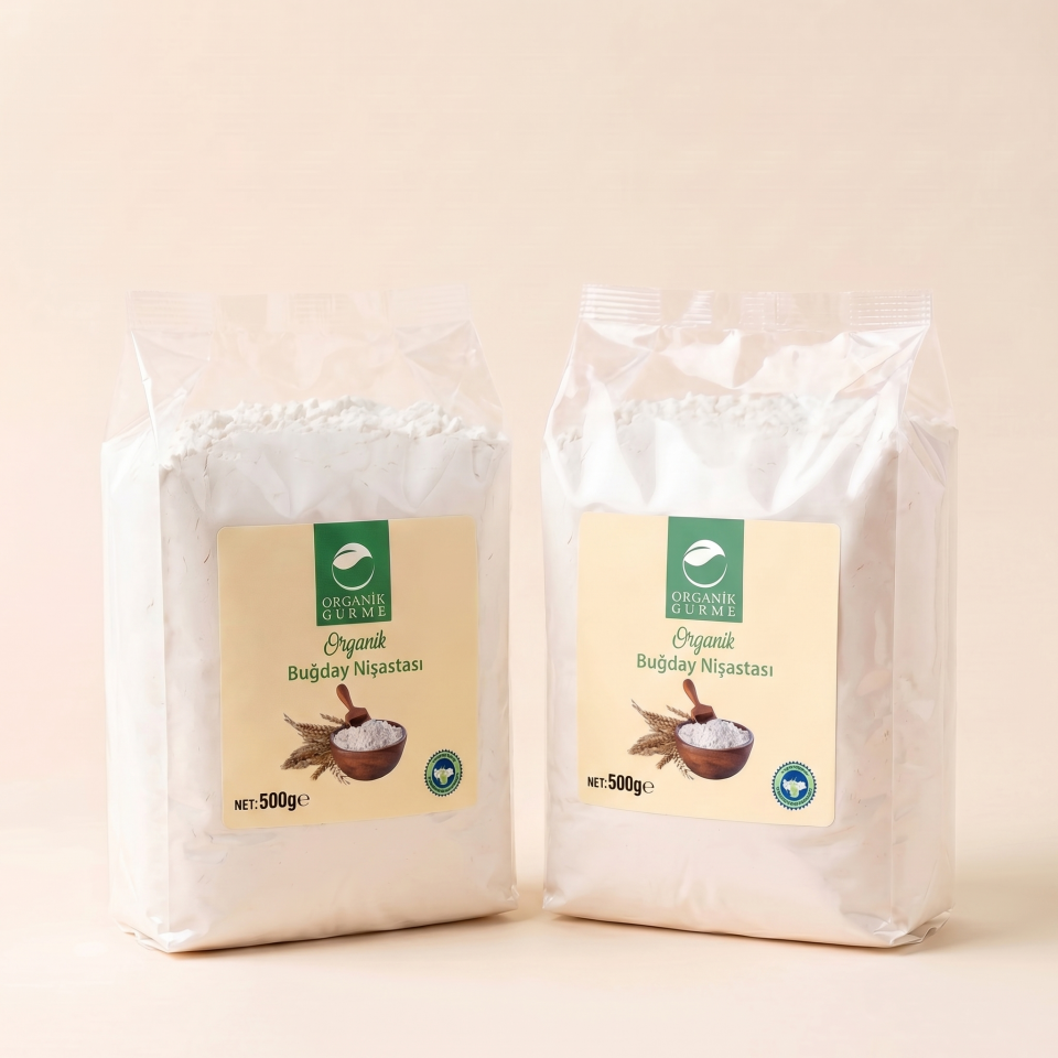 2'li Organik Buğday Nişastası 500 gr