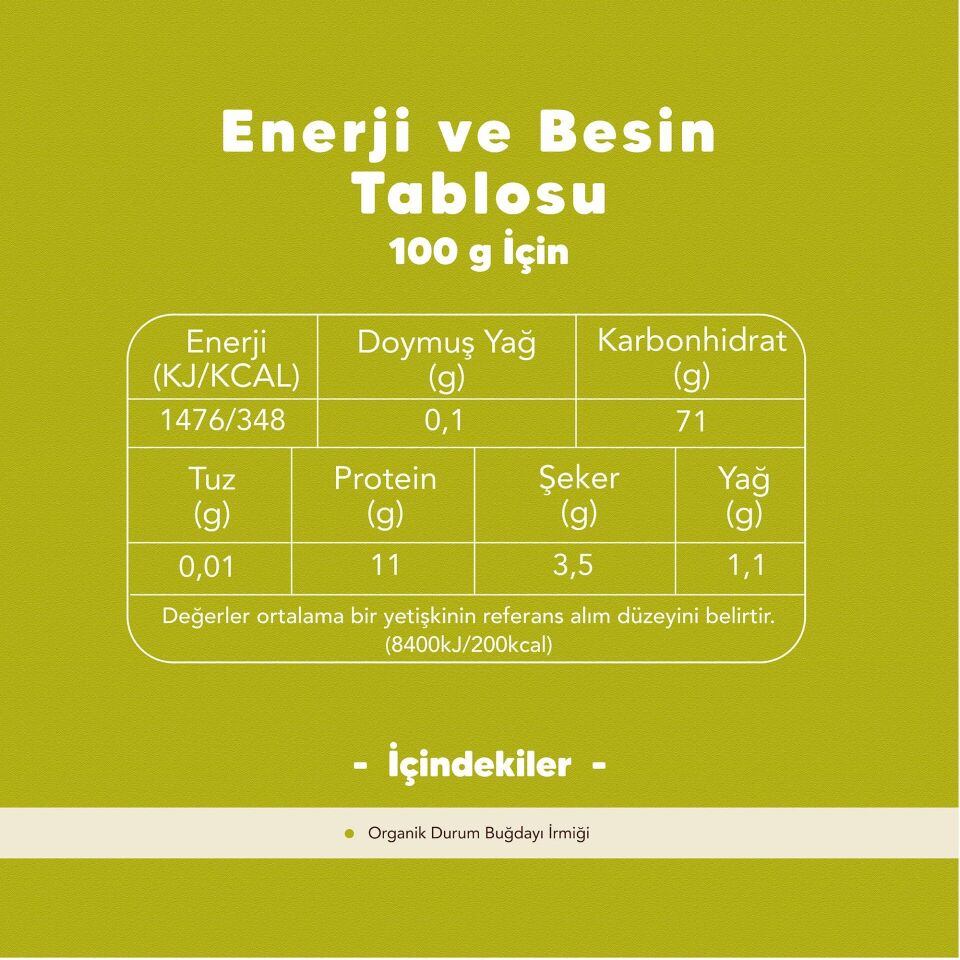 2'li Organik Arpa Şehriye