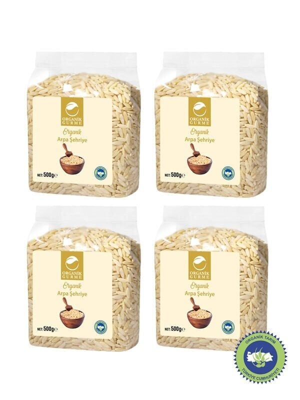 4'lü Organik Arpa Şehriye 500 gr
