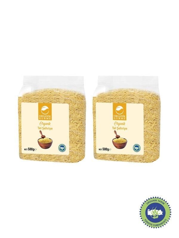 2'li Organik Tel Şehriye 500 gr