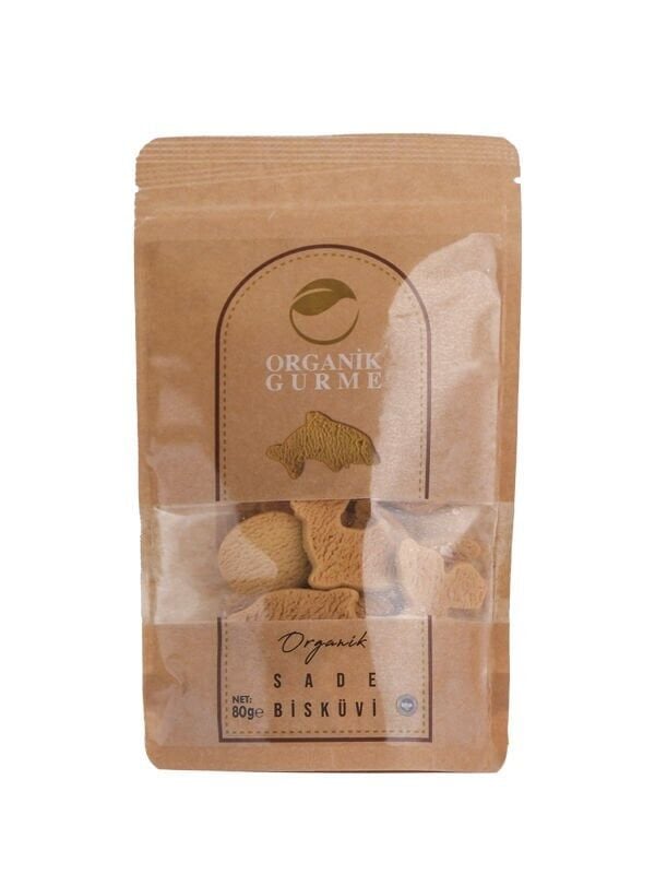 Organik Tereyağlı Sade Bisküvi 80 gr