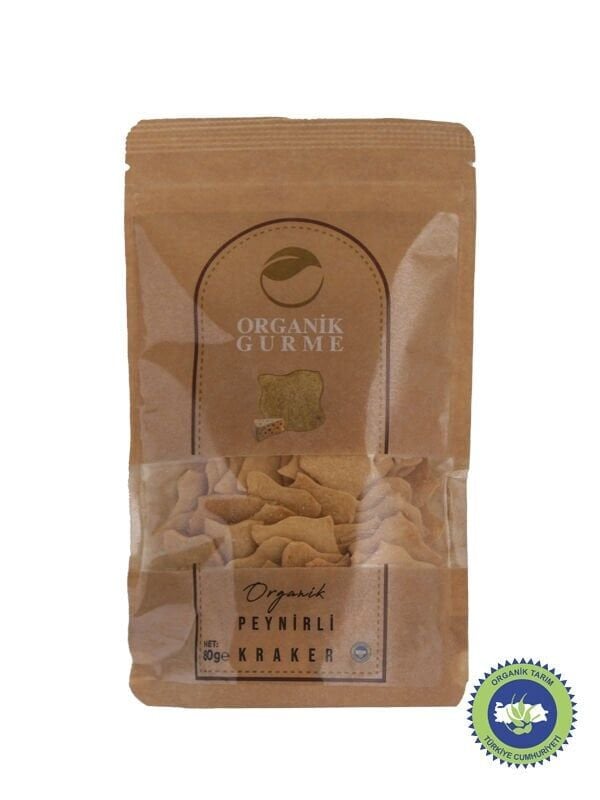 Organik Peynirli Kraker 80 gr