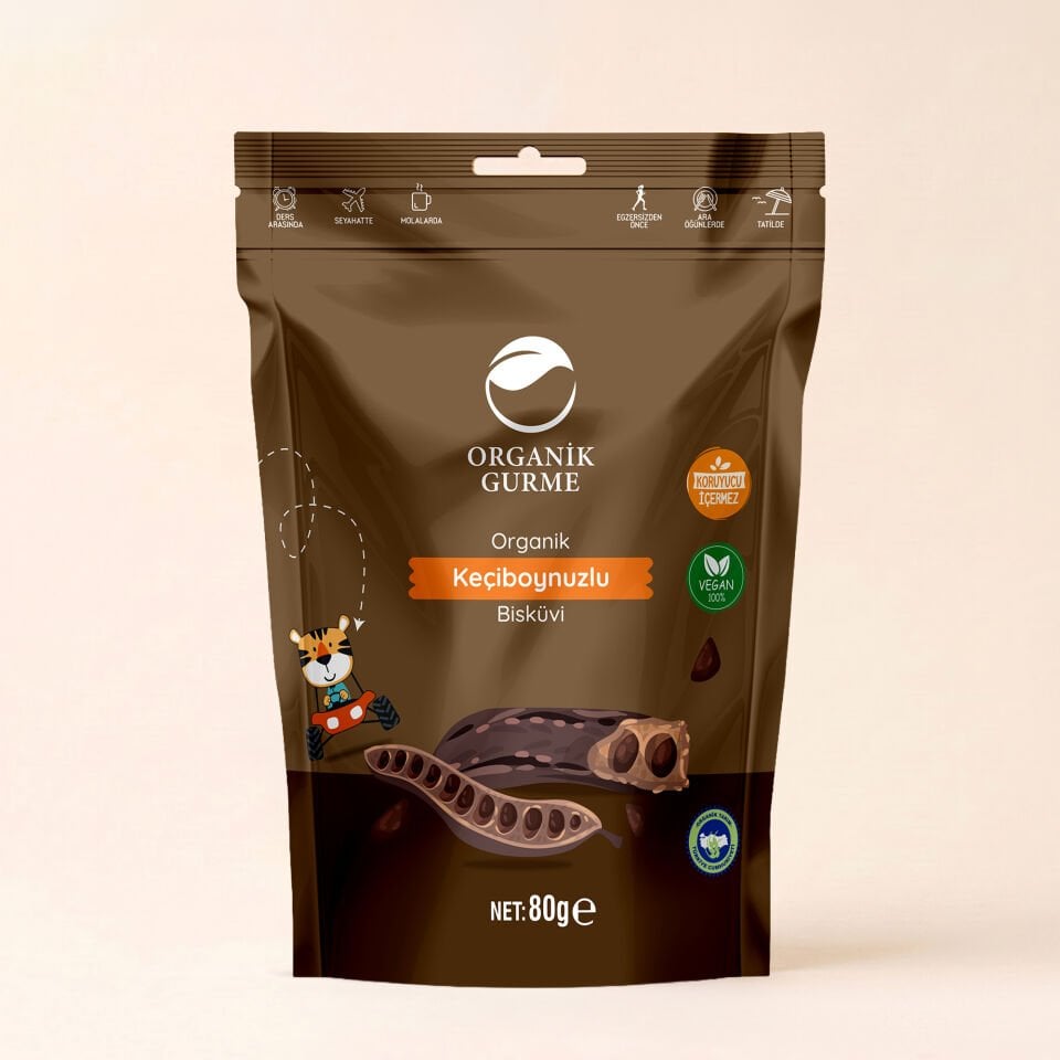 Organik Keçiboynuzlu Bisküvi 80 gr