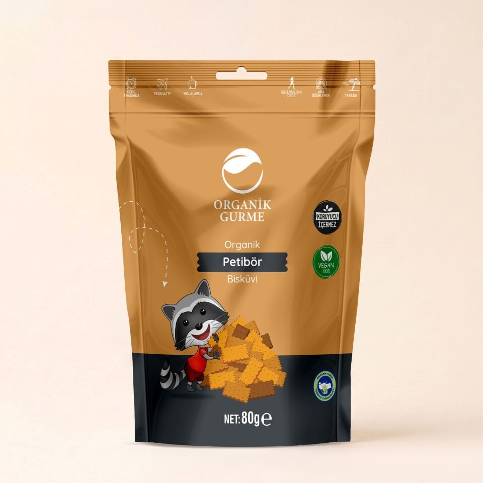 Organik Petibör Bisküvi 80 gr