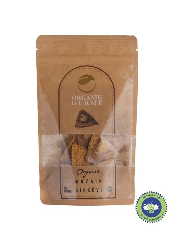 Organik Mozaik Bisküvi 80 gr