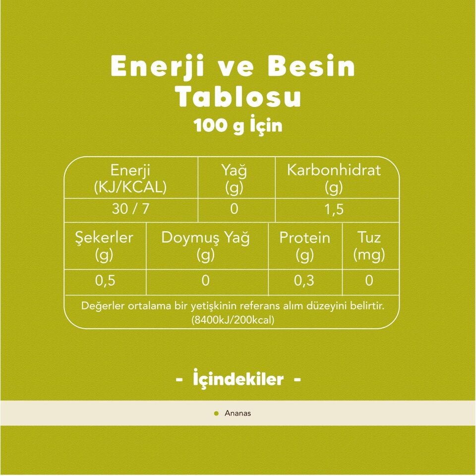 Doğal Ananas Sirkesi 500 ml