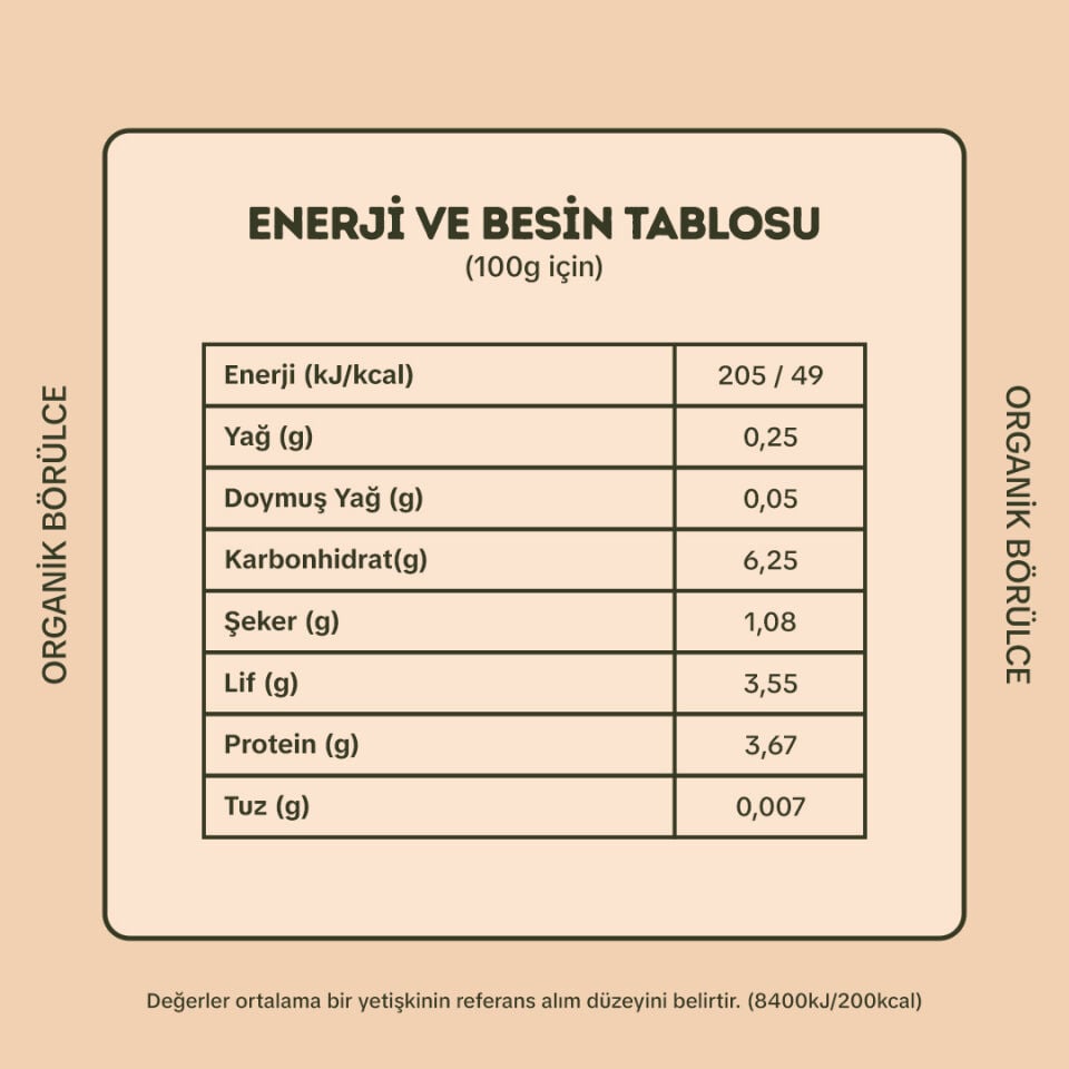 Organik Börülce 500 gr