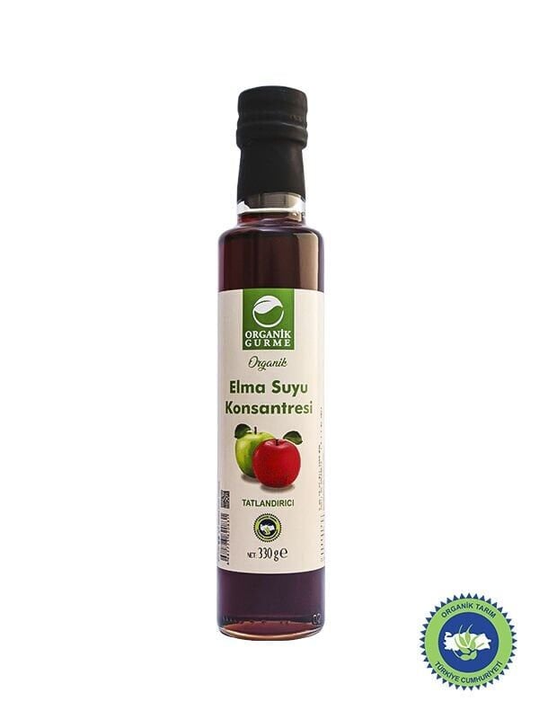 Organik Elma Suyu Konsantresi 330 gr (Pestisit Analizli)