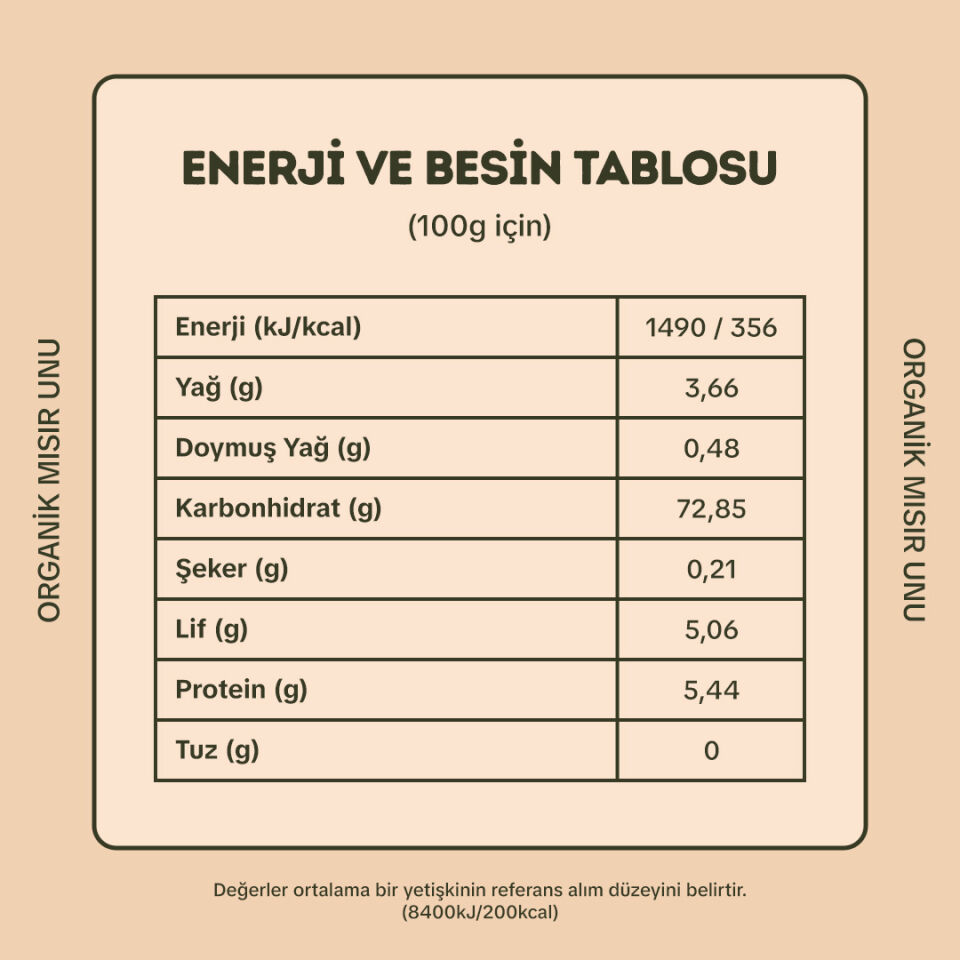 4'lü Karışık Organik Un Paketi