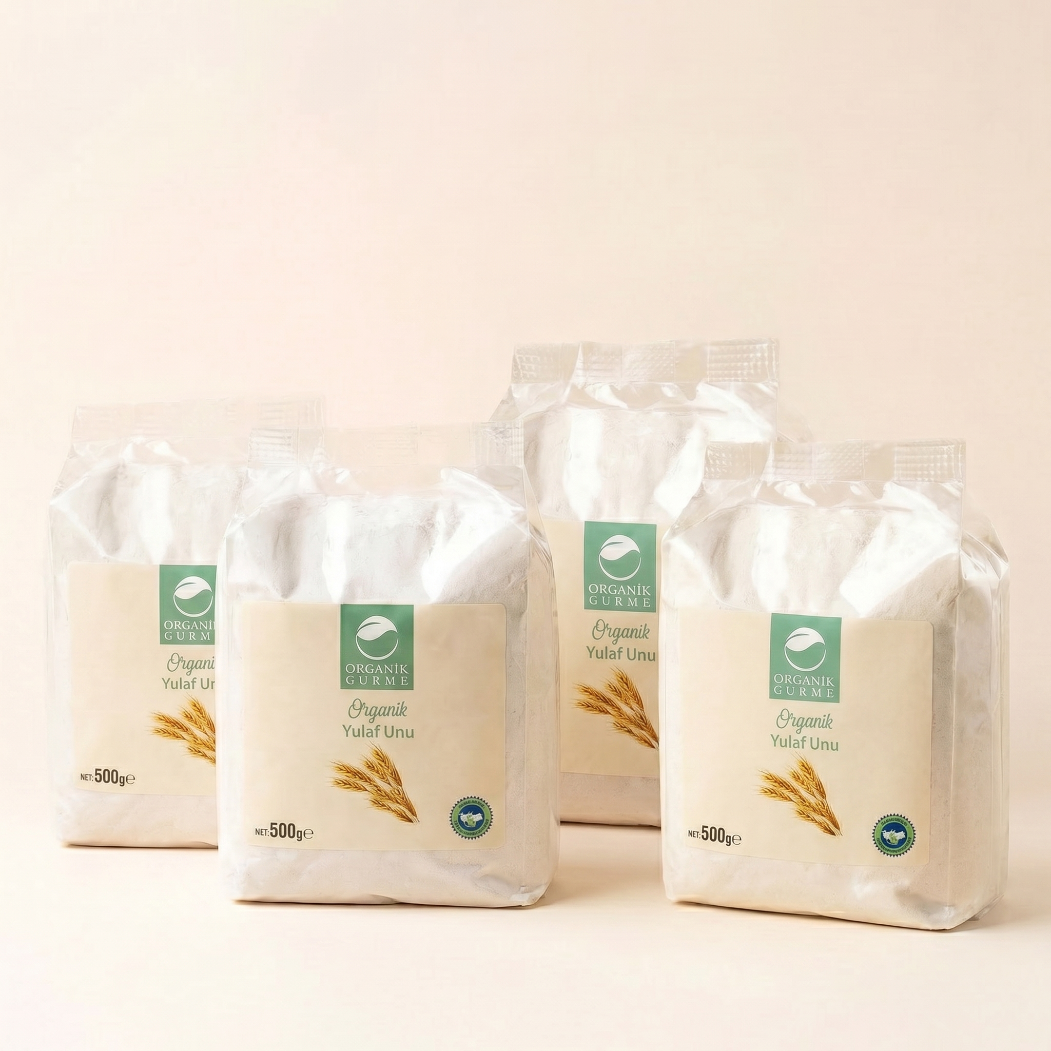 4'lü Organik Yulaf Unu Paketi