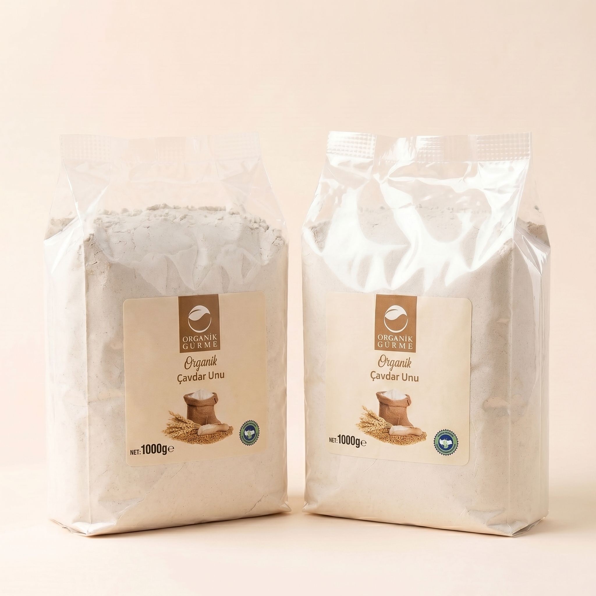2'li Organik Çavdar Unu 1000gr