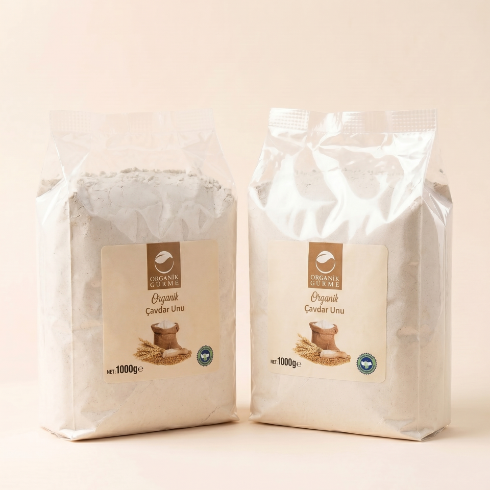2'li Organik Çavdar Unu 1000gr