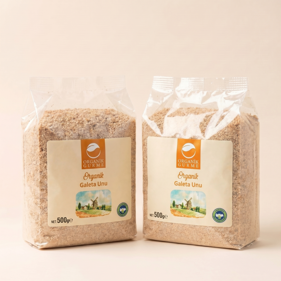 2'li Organik Galeta Unu 500gr