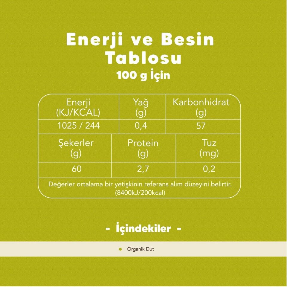 Yulaf Ezmesi 500gr - Dut Pekmesi 380gr