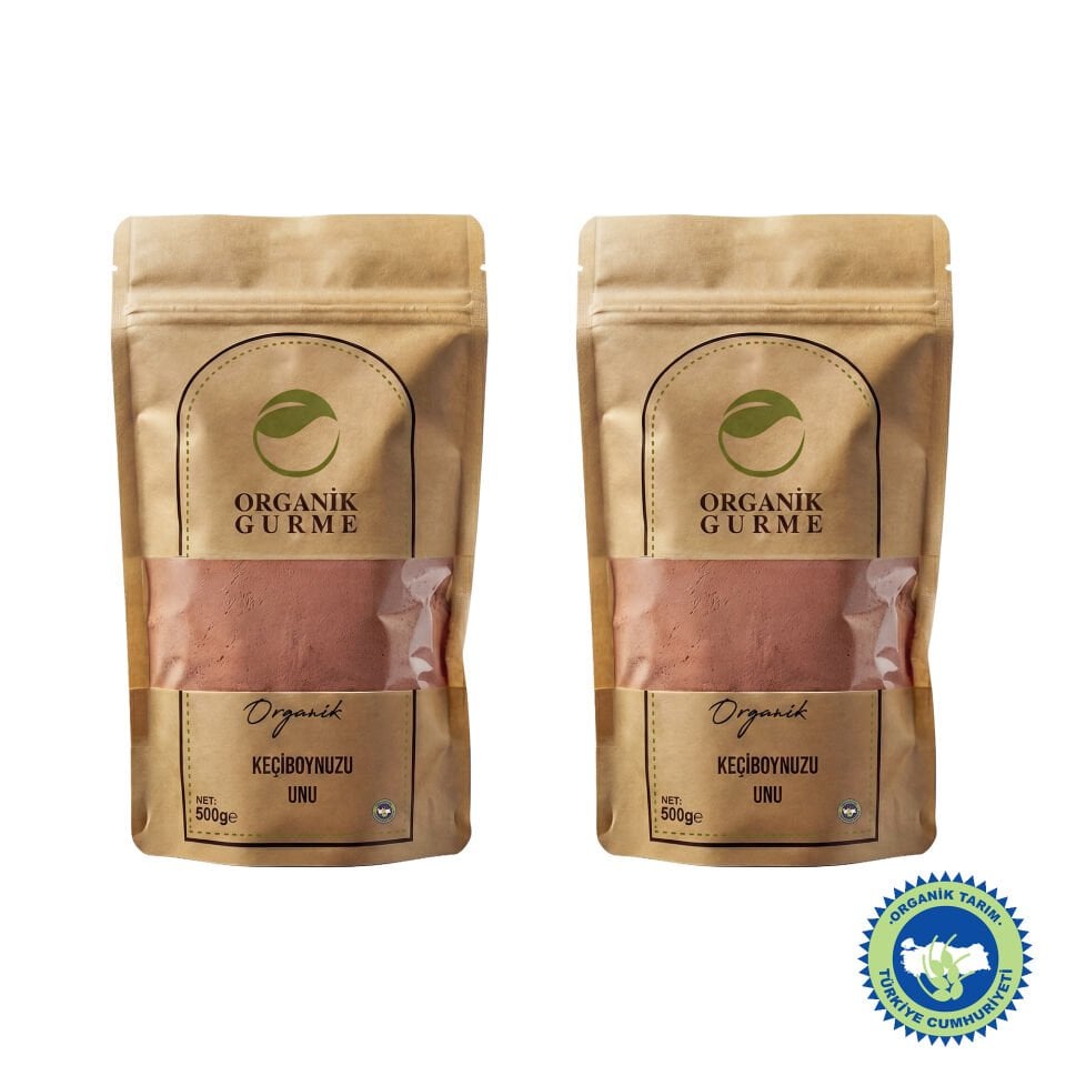 2'li Organik Keçiboynuzu Unu 500 gr