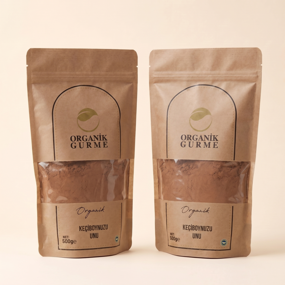 2'li Organik Keçiboynuzu Unu 500 gr