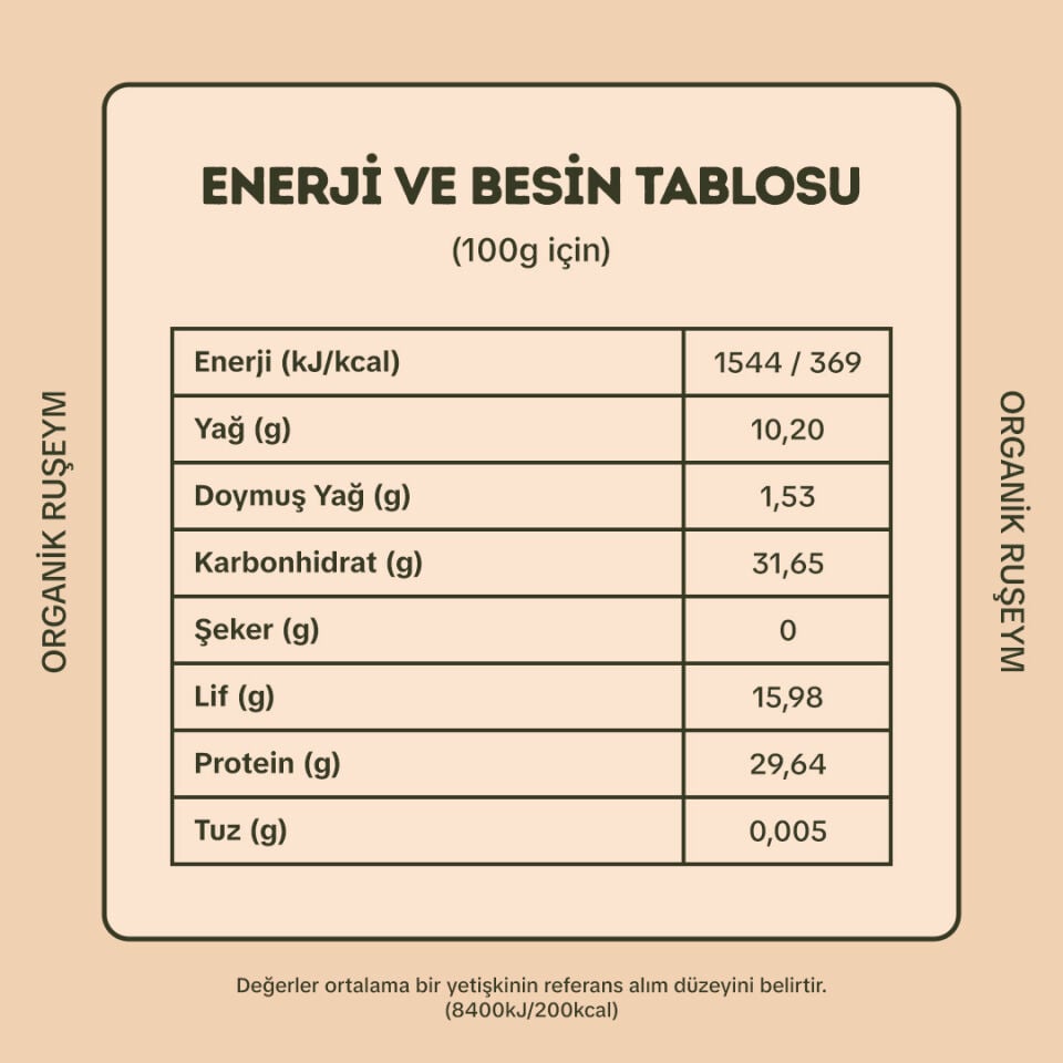 Organik Ruşeym 250 gr