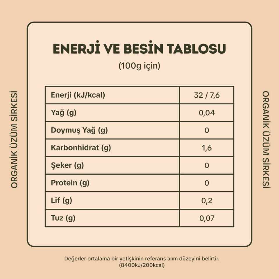 Organik Üzüm Sirkesi - Alıç Sirkesi