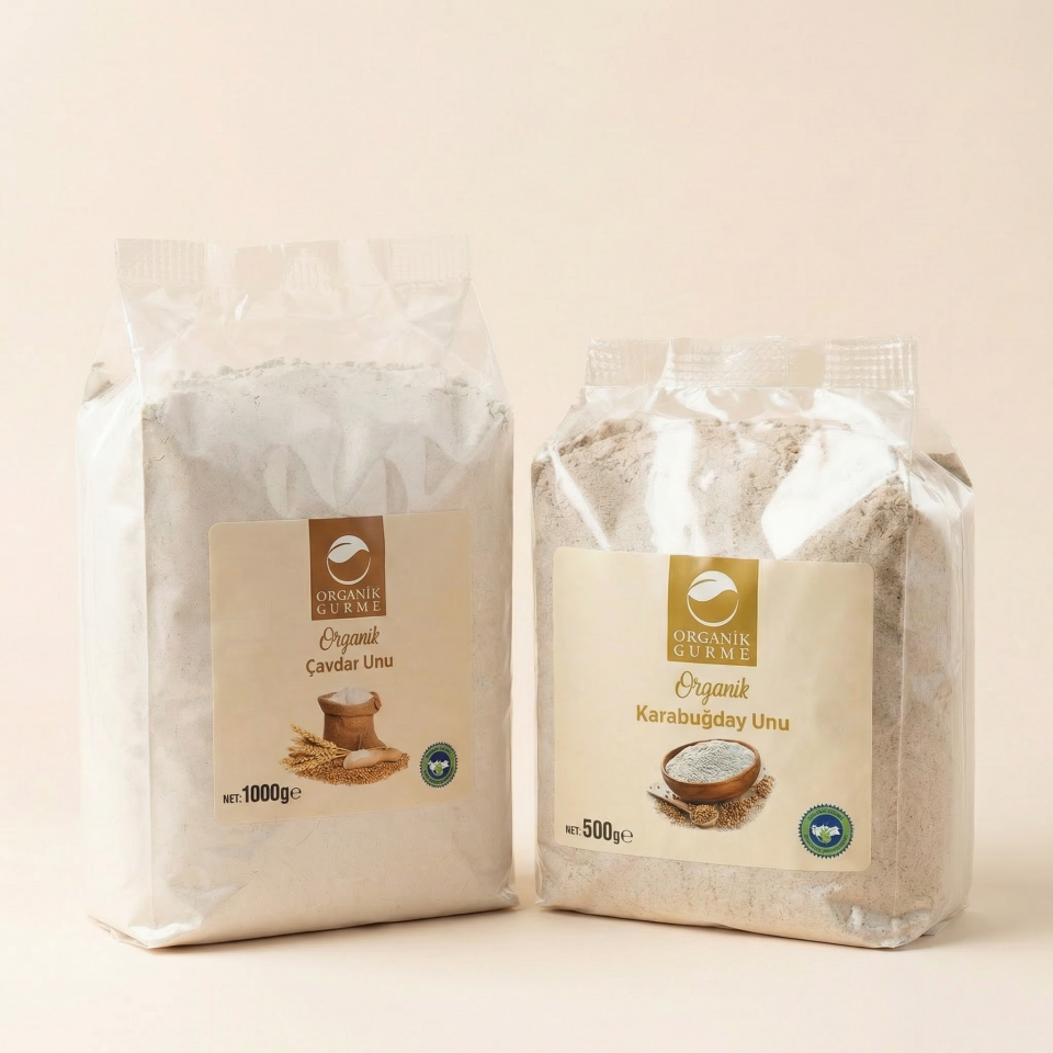 Organik Çavdar Unu ve Organik Karabuğday Unu Paketi